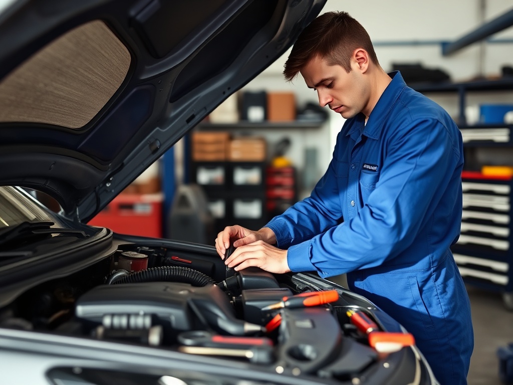 Profesionalni mehaničar na radu